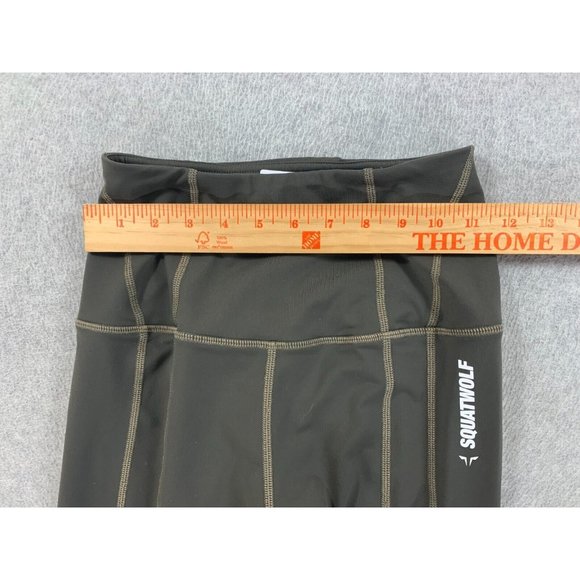 Squat Wolf‎ Full Length Compression Leggings (Women's Medium) Green - Picture 6 of 12